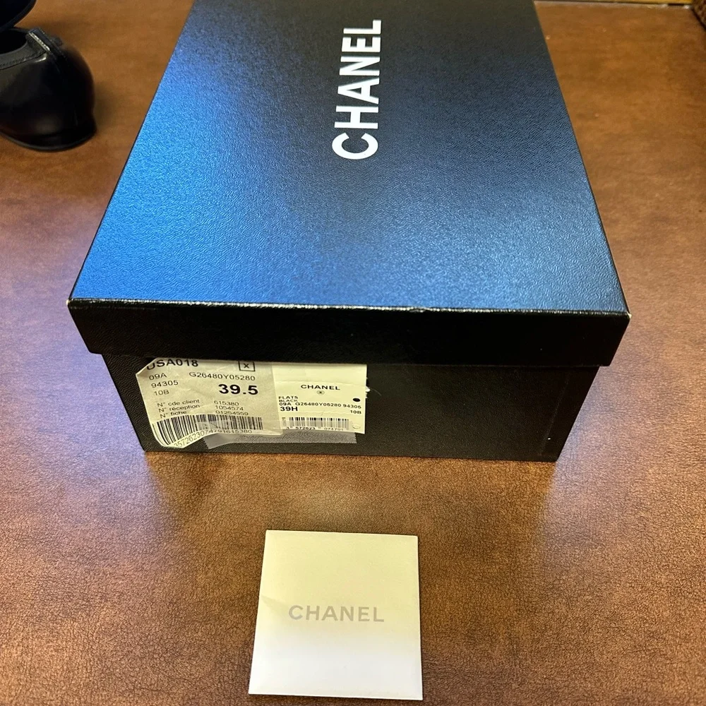 Chanel black ballet flats - Picture 10 of 11